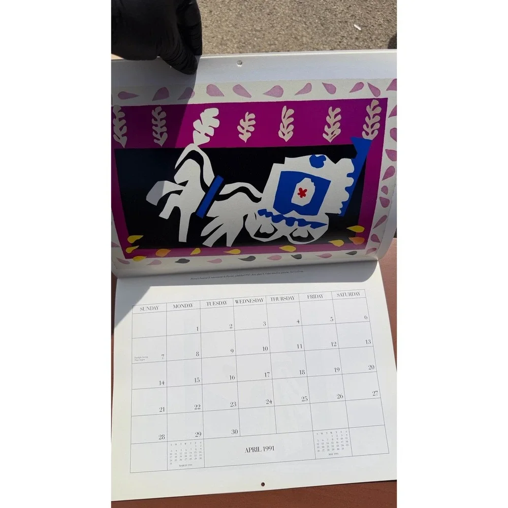 Henri Matisse Jazz 1991 Wall Calendar Art Institute of Chicago